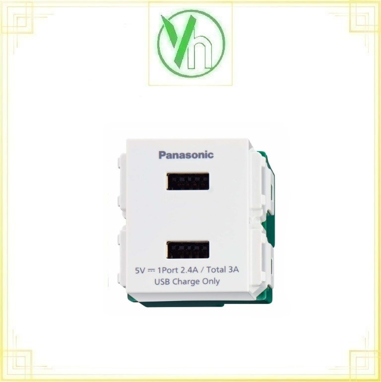 Ổ cắm USB 2 cổng type A-C WEF14821W-VN Panasonic Panasonic WEF14821W-VN