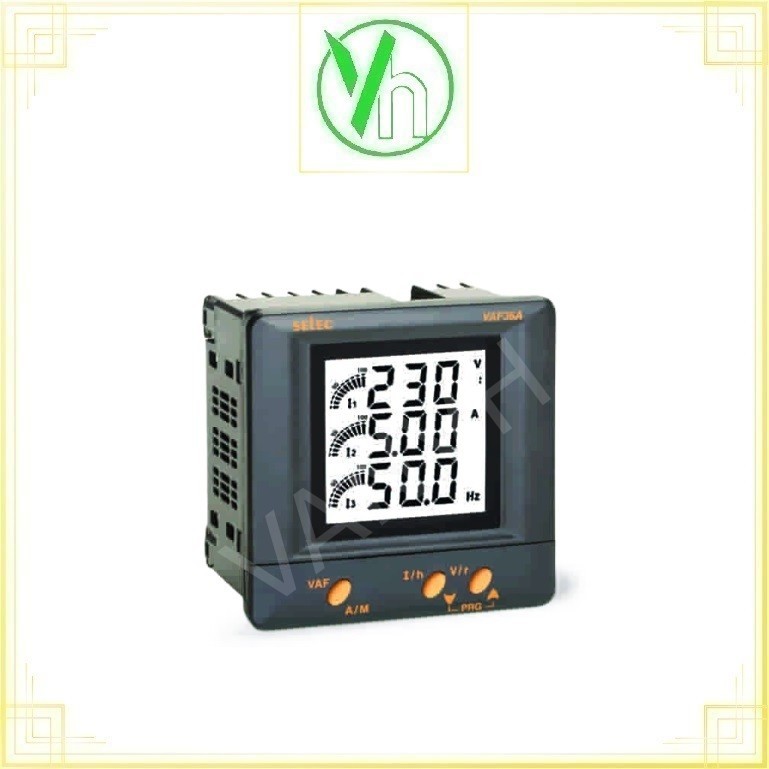 Đồng hồ đo điện áp, dòng điện và tần số VAF36A Selec VAF36A