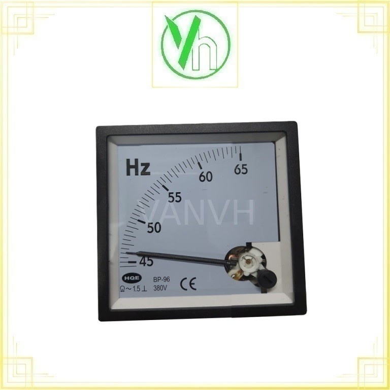 Đồng hồ hz đo tần số 45-65 Hz 96 220v HQE CHINA HQE