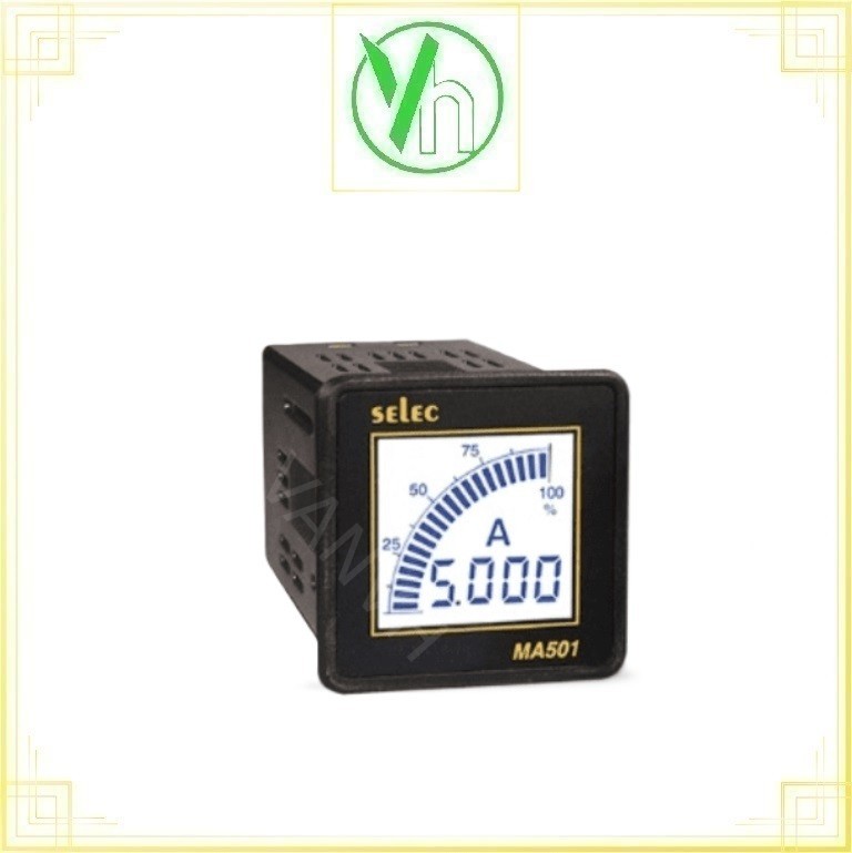 Đồng hồ tủ điện dạng số hiển thị dạng LCD MA501 Selec MA501