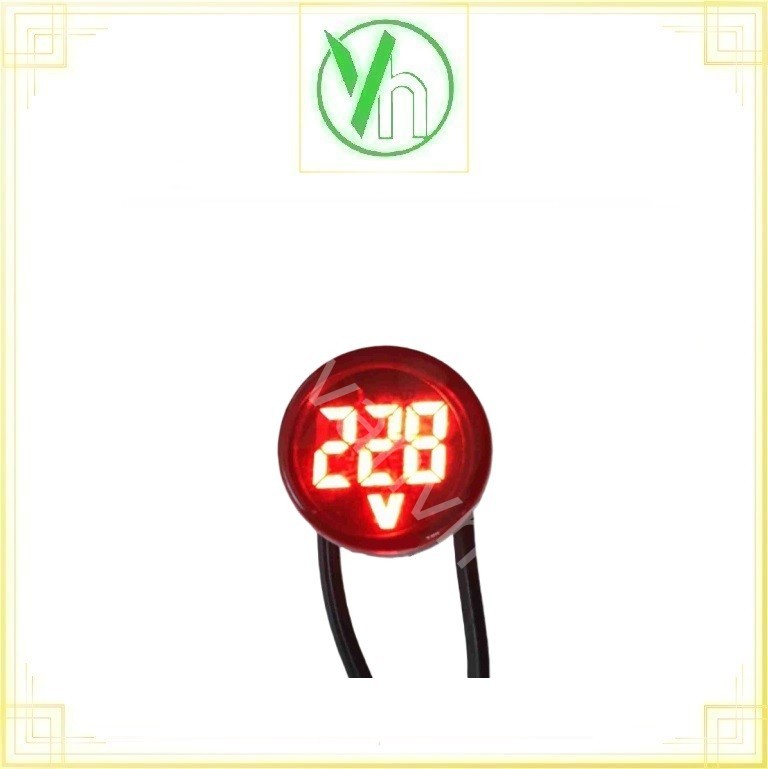 Đèn báo pha hiển thị điện áp phi 2 AD22-22DVA AC-500V 2 CHINA AD22-22DVA AC-500V
