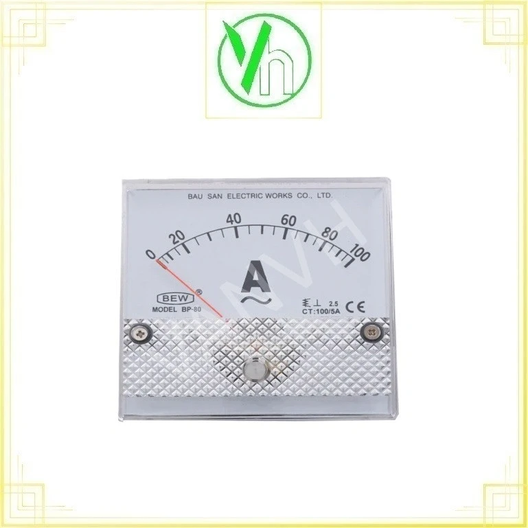 Đồng hồ vôn Ampe 100/5A BP80 BEW BP80 100/5A