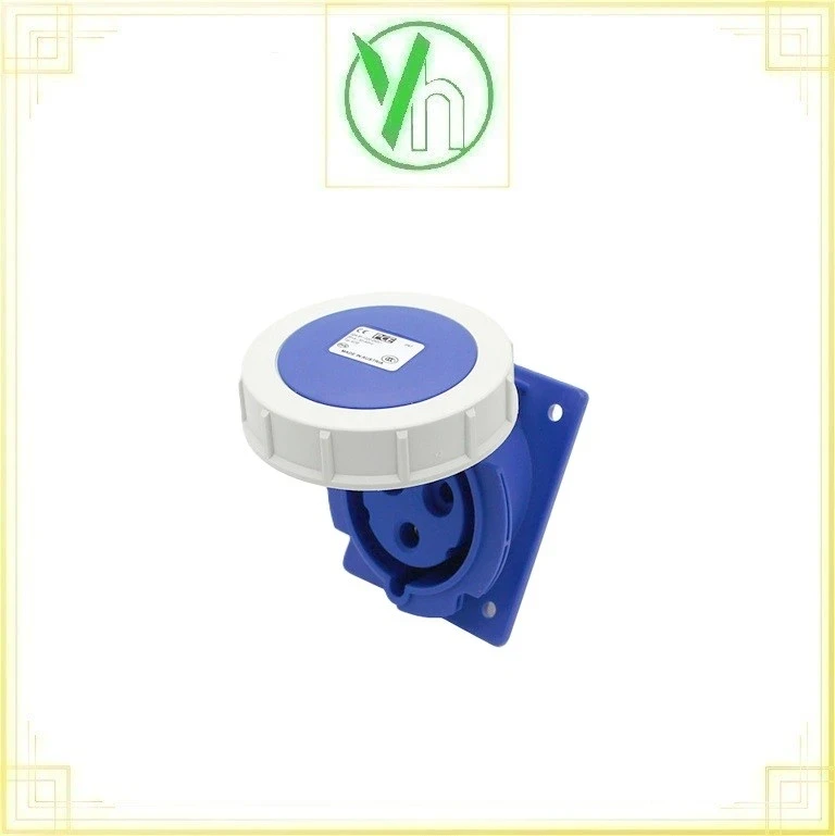 Ổ CẮM CÔNG NGHIỆP NGHIÊNG 2P E 16A, IP67 2P E 16A, IP67 CHINA 2P E 16A, IP67