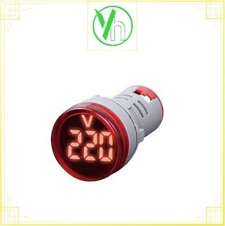 Đèn báo vôn hiển thị số đỏ 220v AC ,red MORELE Đèn báo vôn hiển thị số đỏ MORELE 220v AC ,red