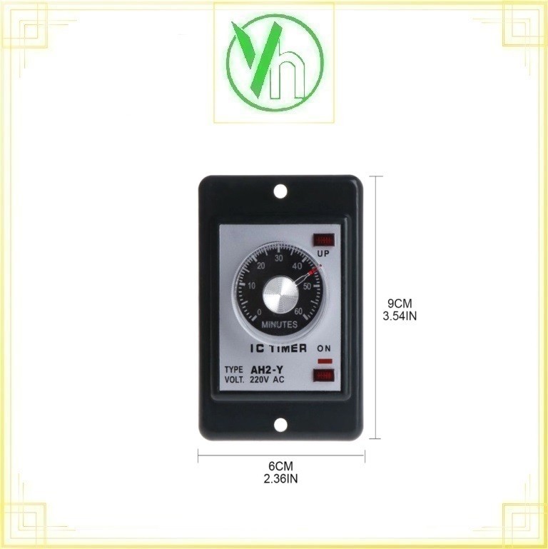 Timer 30 giây gắn mặt tủ CKC AH2-Y CIKACHI CKC AH2-Y