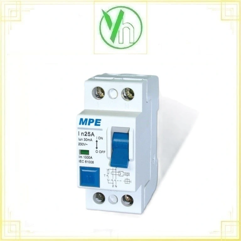 Cầu dao RCCB 2P 63A MEL-30/263 MPE MEL-30/263