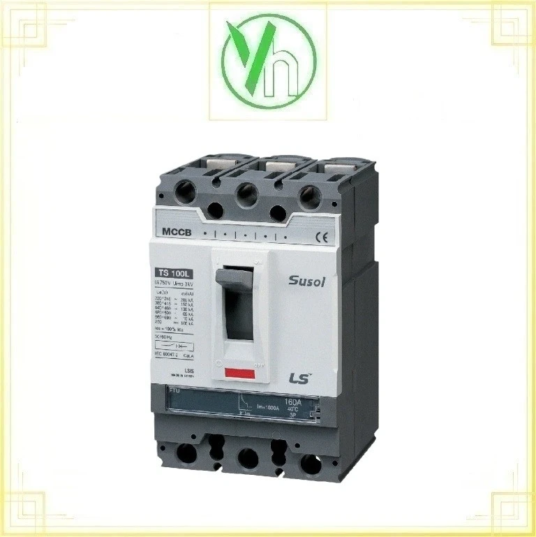 MCCB APTOMAT 3 Pha FTU không chỉnh dòng 40A TS100N FTU100 LS ELECTRIC TS100N FTU100