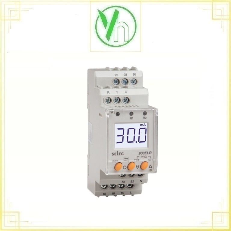 Rơ le bảo vệ dòng rò và chạm đất 900ELR-2-230V Selec 900ELR-2-230V