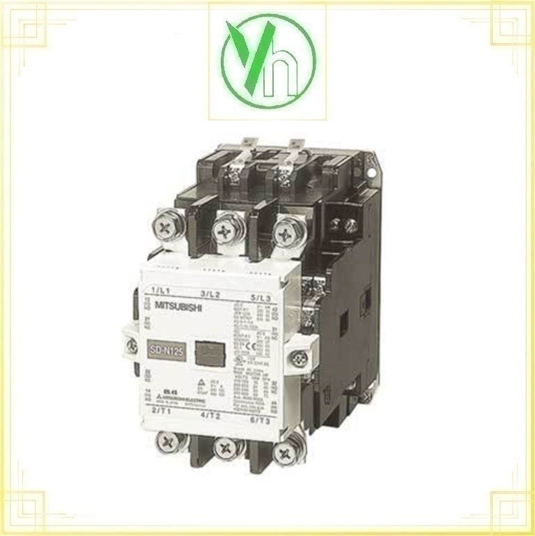 Công tắc tơ dạng khối 120A 60kW SD-N125 DC24V Mitsubishi SD-N125 DC24V