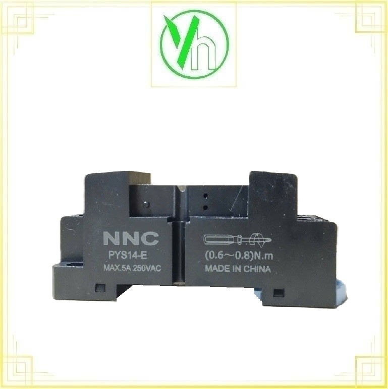 Đế rơ le trung gian 5A 250VAC NNC PYS14-E CHINA NNC PYS14-E