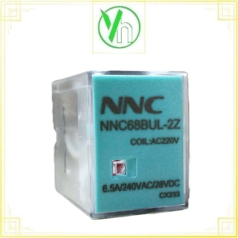 Rơ le trung gian 6.5A AC220V NNC68BUL-2Z CHINA NNC68BUL-2Z.