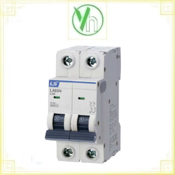 Aptomat MCB LA63N 2P 20A 6kA LS LS ELECTRIC LA63N 2P 20A