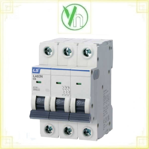 Aptomat MCB LA63N 3P 6A 6kA LS LS ELECTRIC LA63N 3P 6A