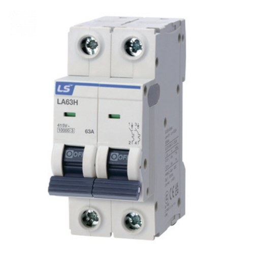Aptomat MCB LA63H 2P 63A 10kA LS LS ELECTRIC BKN-b2P63A