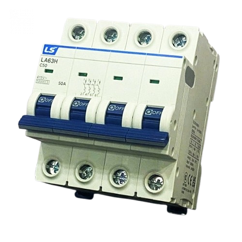 Aptomat MCB LA63H 50A 4P 10kA LS LS ELECTRIC LA63H4P50A