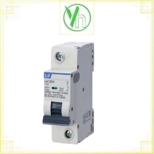 Aptomat LS MCB LA125H 1P 80A 10kA LS LS ELECTRIC LA125H 1P 80A