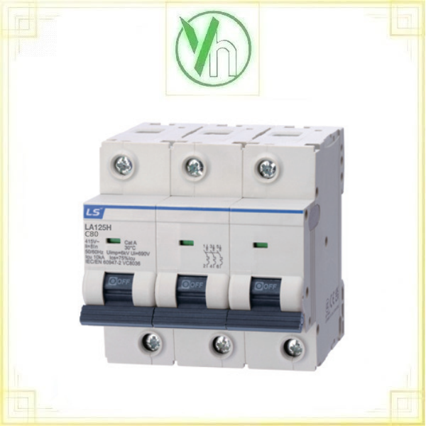 Aptomat MCB LA125H 3P 80A 10kA LS LS ELECTRIC LA125H 3P 80A