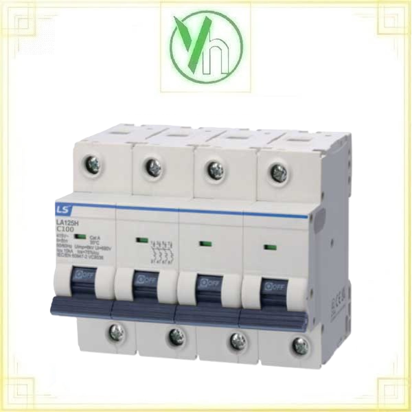 Aptomat LS MCB LA125H 4P 100A 10kA LS LS ELECTRIC LA125H 4P 100A