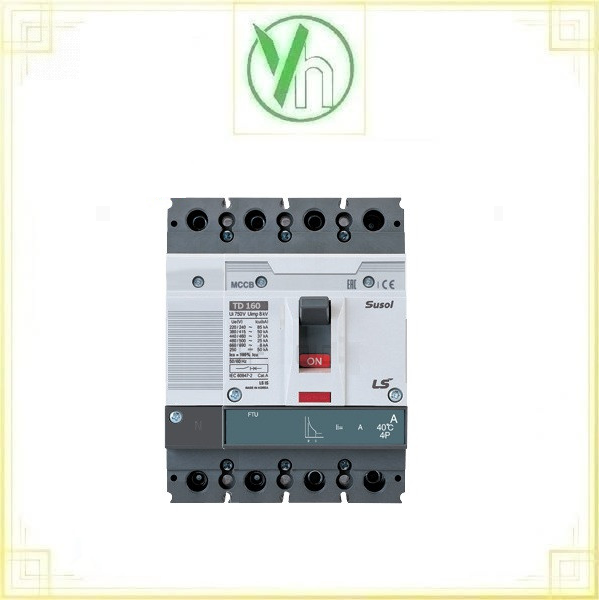 MCCB APTOMAT 3 Pha FTU không chỉnh dòng 160A TD160N FTU160 LS ELECTRIC TD160N FTU160