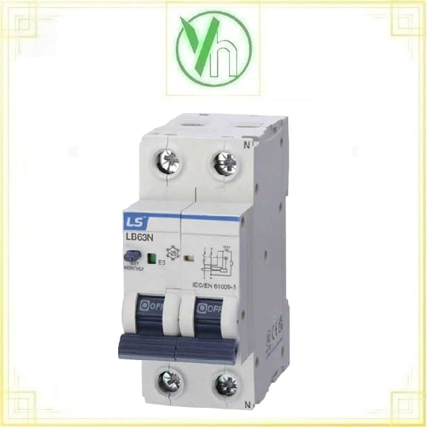 Aptomat RCBO chống rò điện 1P+N 20A 30mA 4.5kA LS ELECTRIC RKP1P+N20A