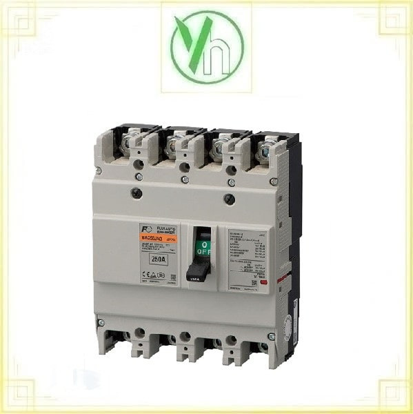 Aptomat MCCB BW250JAG-4P 250A 30kA Fuji Fuji Electric BW250JAG-4P250A30kA
