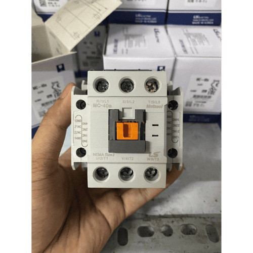 Contactor 3P MC40A380V 40A 18.5kW 1a1b 380V AC LS LS ELECTRIC MC40A3P380V