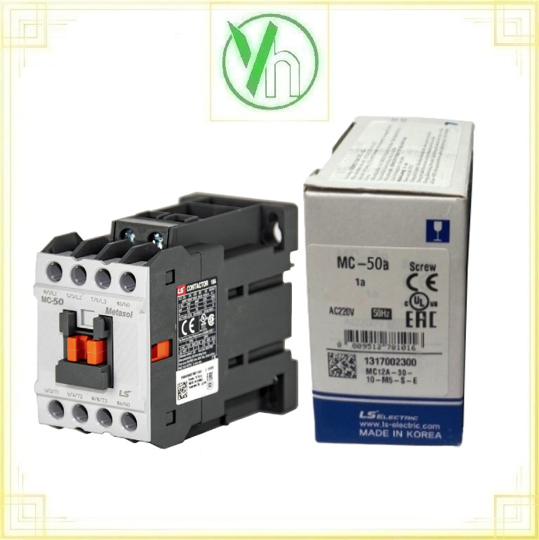 Contactor 4P MC-50A 50A  220V AC LS LS ELECTRIC MC-50A 4P