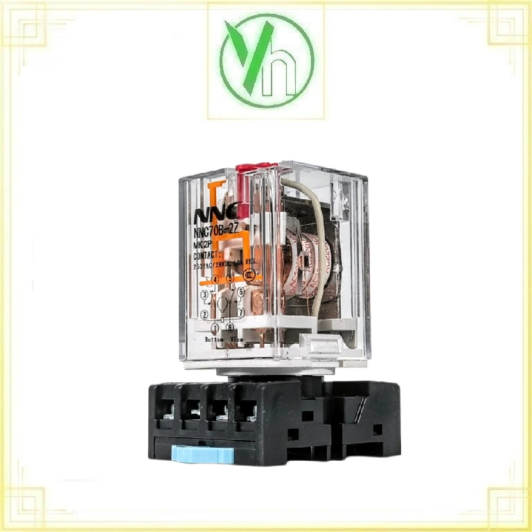 Rơ le điện từ 8 chân 10A 250VAC/28VAC NNC70B-2Z CHINA NNC70B-2Z