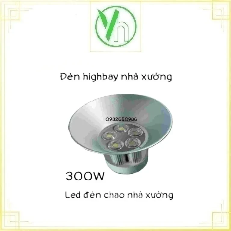 Đèn chao xưởng cao cấp - Đèn high bay nhà xưởng 300W Maxlight .