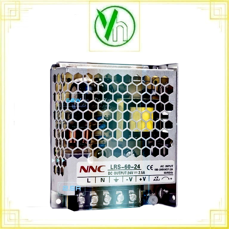 Bộ nguồn chuyển mạch LRS-60-24 2.5A NNC CHINA LRS-60-24
