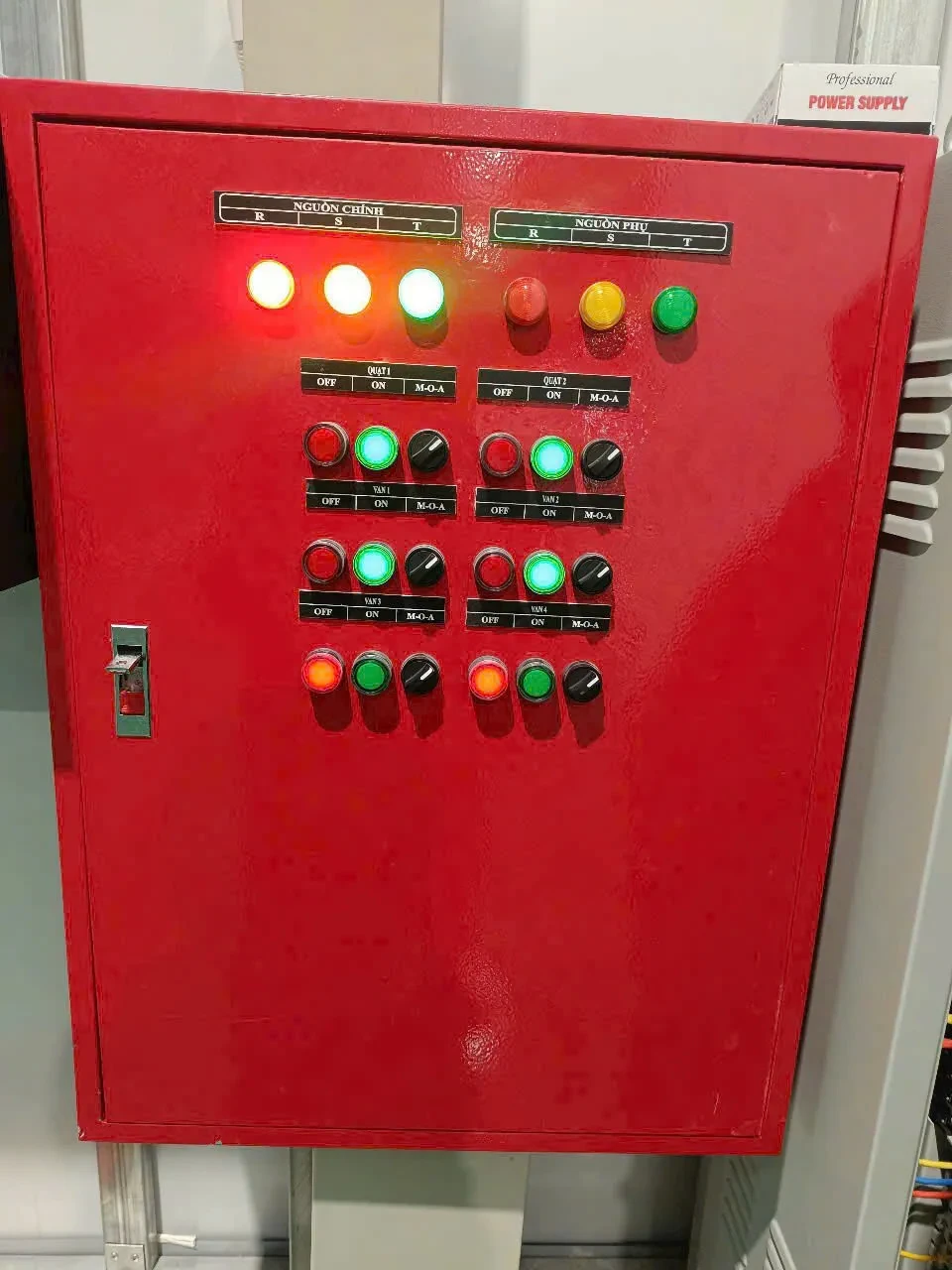 Tủ quạt hút khói 2 tín hiệu PCCC VH PCCC