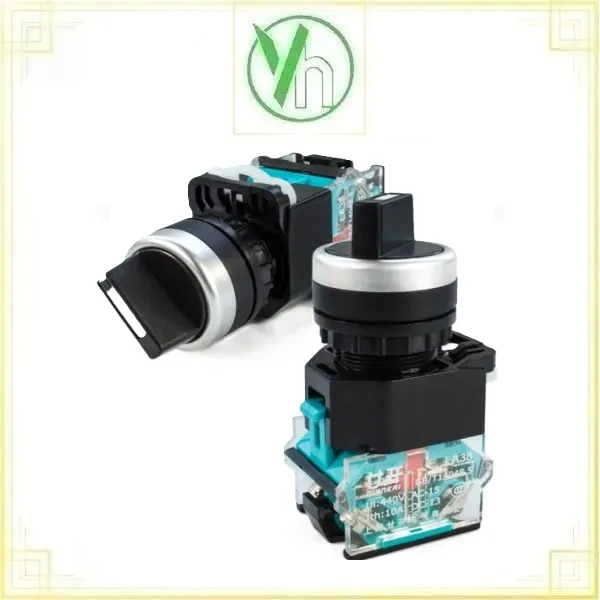 Công tắc xoay 3 vị trí LA38-20x3 phi 22mm CHINA LA38 x3