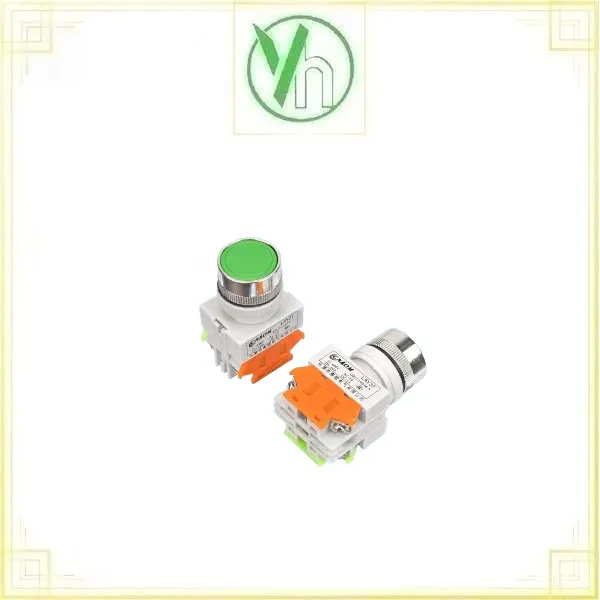 LAY37-11BN Nút Nhấn Nhả Màu Xanh Lá 220V CHINA LAY37-11BN