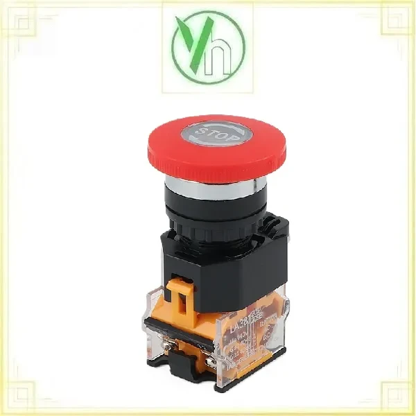Nút nhấn dừng khẩn LA3811zs 220V CHINA LA3811zs