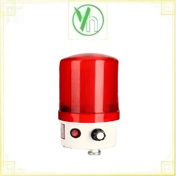 Đèn quay có còi chỉnh âm lượng 6102J 220v CHINA 6102J