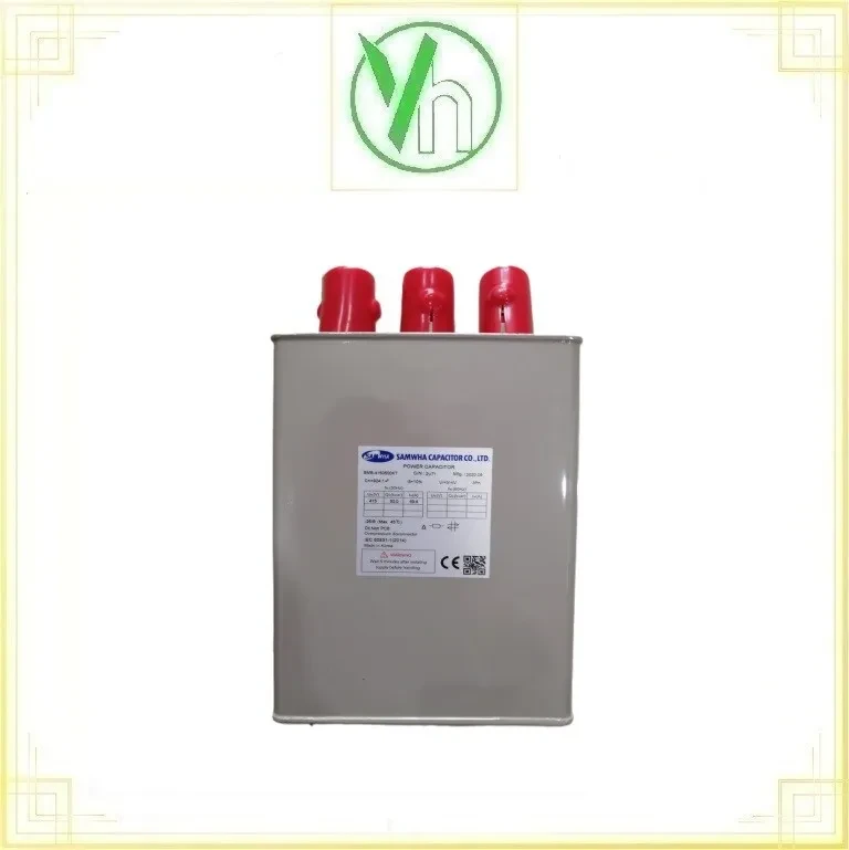 Tụ bù dầu 50 KVAR 3P 415VAC 50HZ SMB-4150500KT Samwha SMB-4150500KT