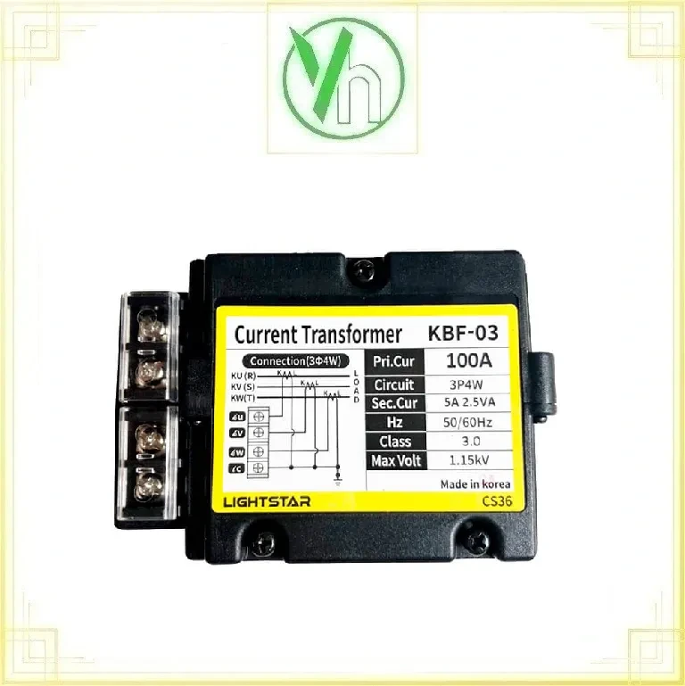 Biến Dòng Đo Lường Vuông Light Star KBF-03 50/5A Light Star KBF-03 50/5A