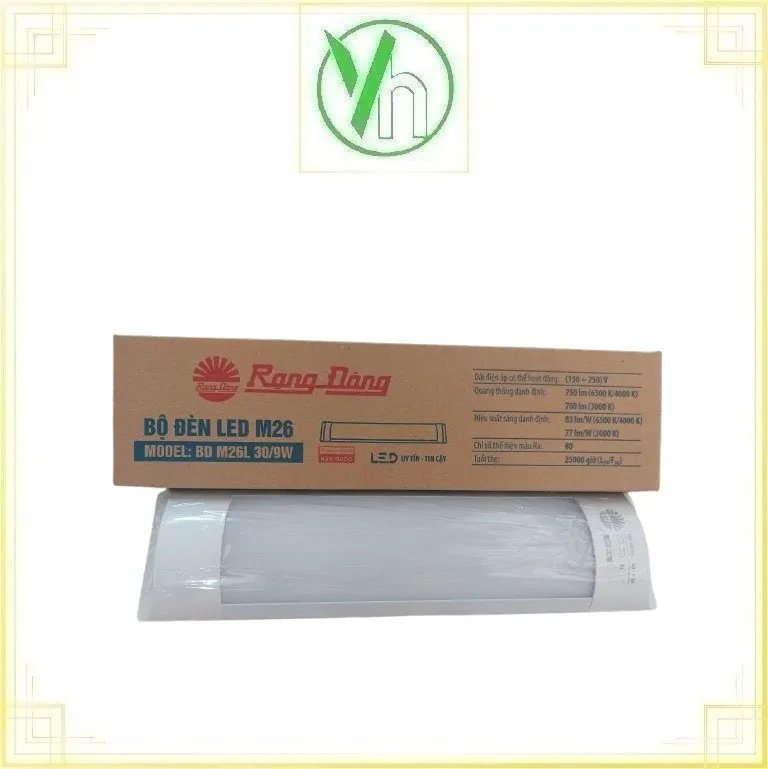 Bộ đèn LED bán nguyệt M26/L 30/9W 30cm Rạng Đông M26L