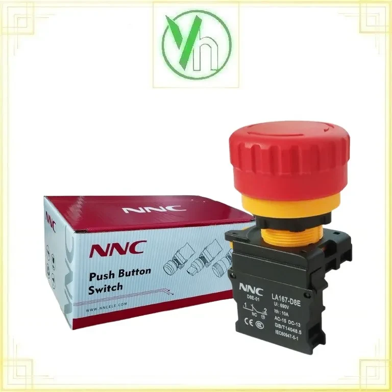 Nút nhấn dừng khẩn stop LA167-D8E-11ZS CHINA LA167-D8E-11ZS