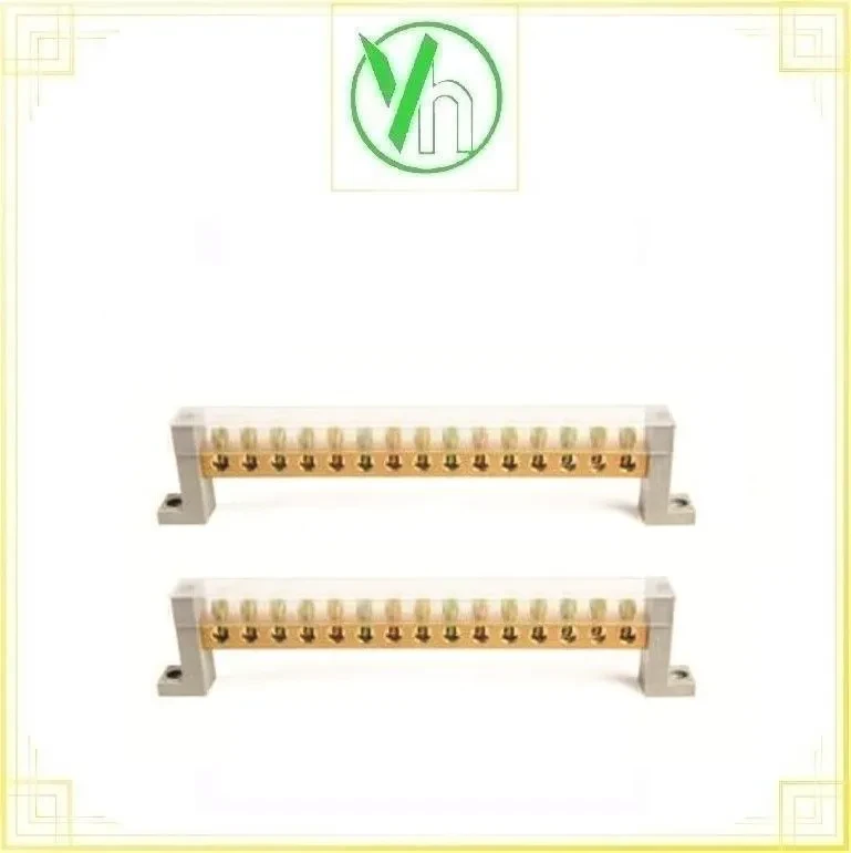 Thanh mát Cầu đấu trung tính tiếp địa 15 mắt ( KT8*12) CHINA thanh 15 mắt