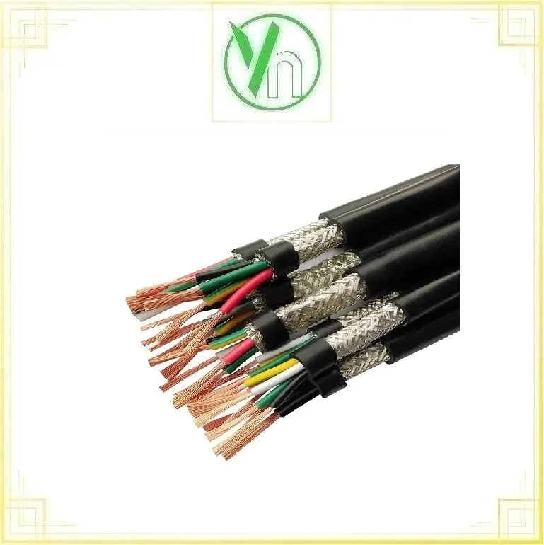 Cáp điều khiển sangjin 4x0.5mm loại 1 có lưới chống nhiễu SANG JIN 4 Core x 0.5 mm2
