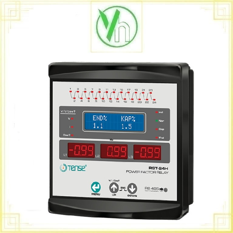 Bộ điều khiển công suất tụ bù tự động 12 cấp độ RGT-12H TENSE TENSE RGT-12H