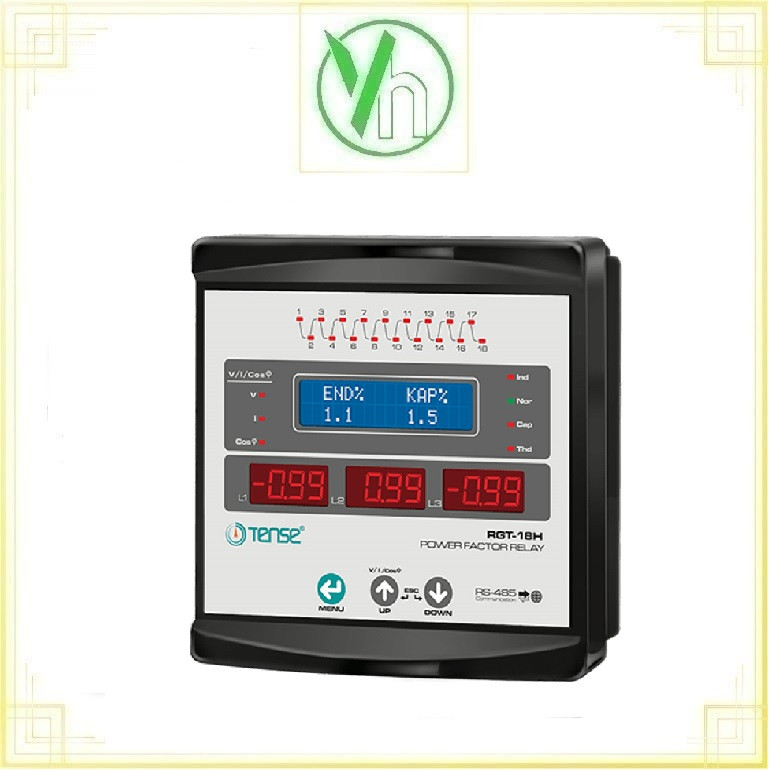 Bộ điều khiển công suất tụ bù tự động 12 cấp độ RGT-18H TENSE TENSE RGT-18H