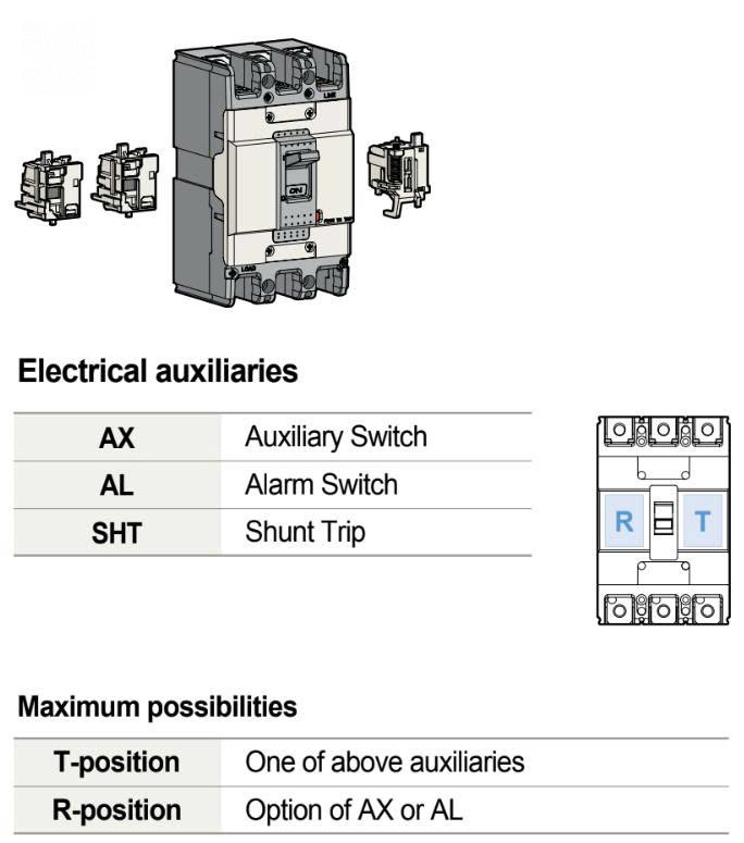 Tiếp điểm phụ AX MCCB cho ABN53C-ABH250C LS ELECTRIC AX FOR ABN